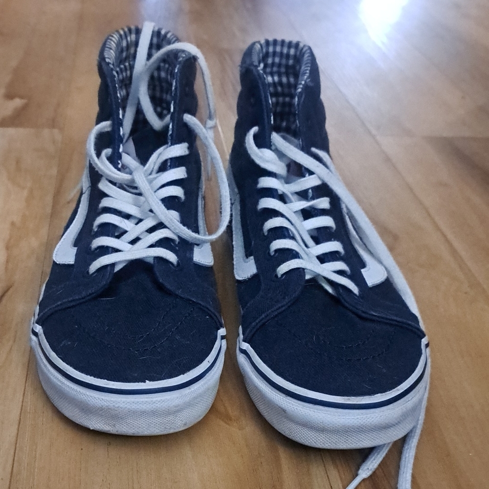 Vans Navy High-Top Sneakers
